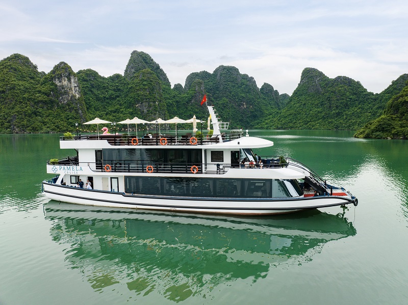 Pamela là một trong những du thuyền 5 sao đẳng cấp, sang trọng bậc nhất Hạ Long (3)