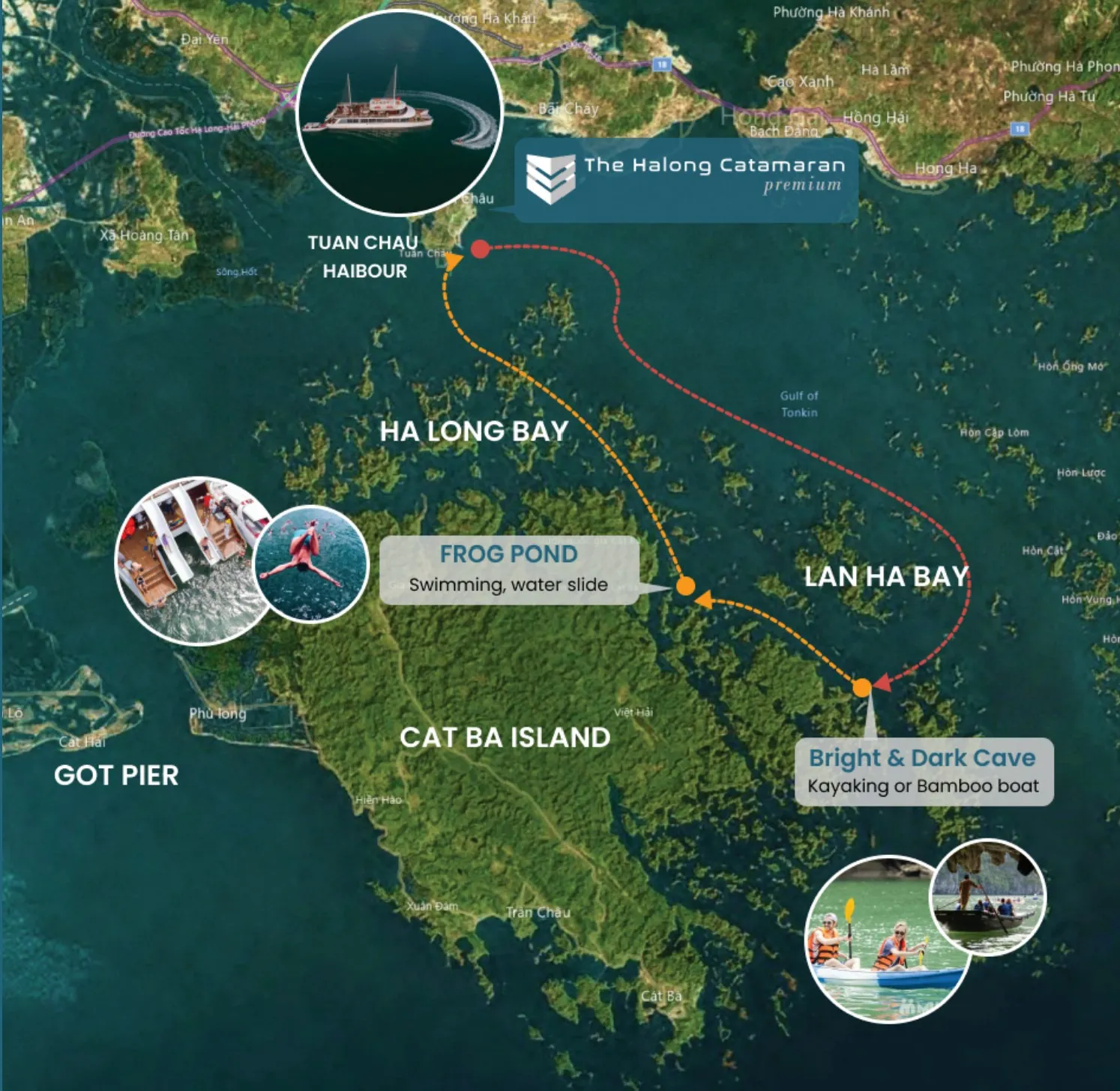 lên đi vịnh Lan Hạ hay Hạ Long